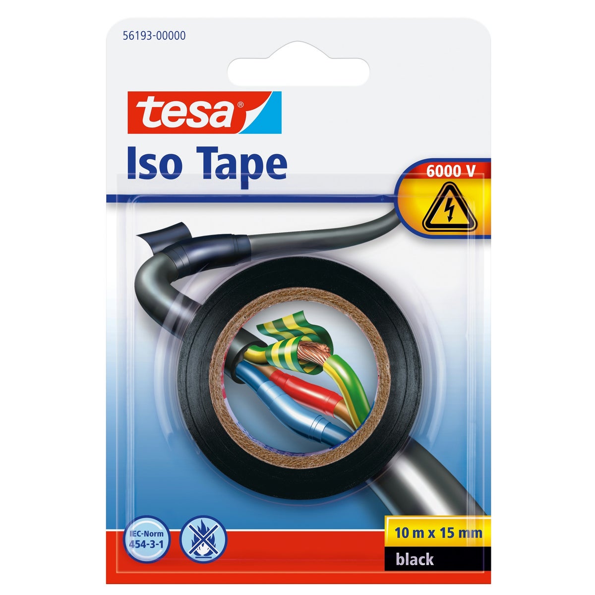 Tape elektrisch isolatie zwart 10M Tape elektrisch isolatie zwart 10M
