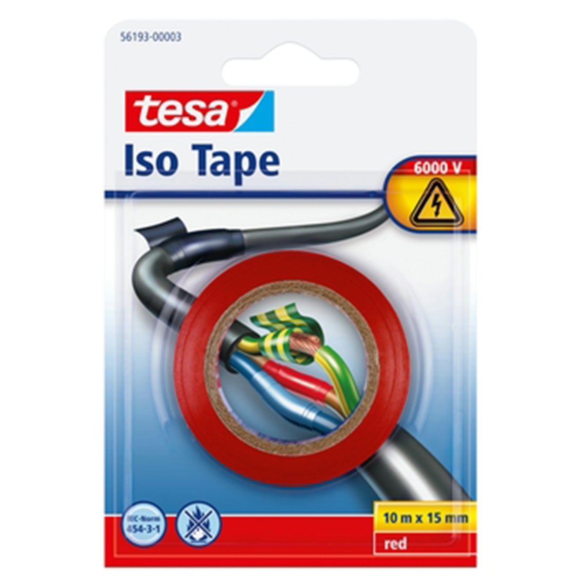 Tape elektrisch isolatie rood 10M Tape elektrisch isolatie rood 10M