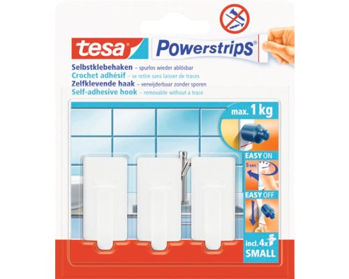 Powerstrip mini wit 57530 Tesa Powerstrip mini wit 57530 Tesa