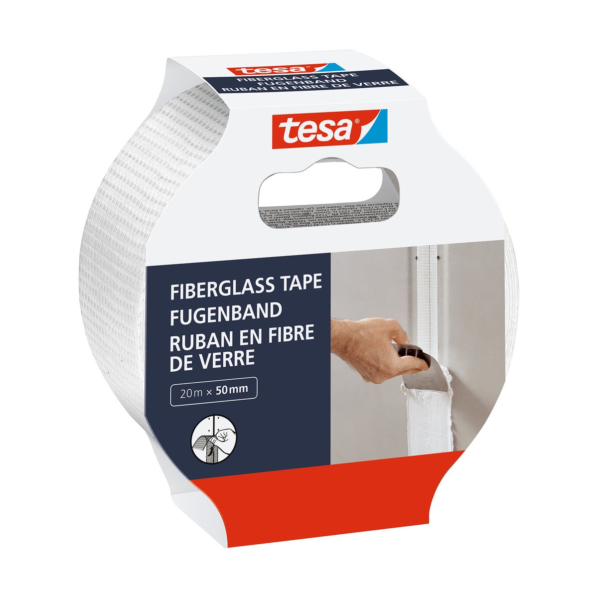 Glasvezeltape 50 mm x 20 m Glasvezeltape 50 mm x 20 m