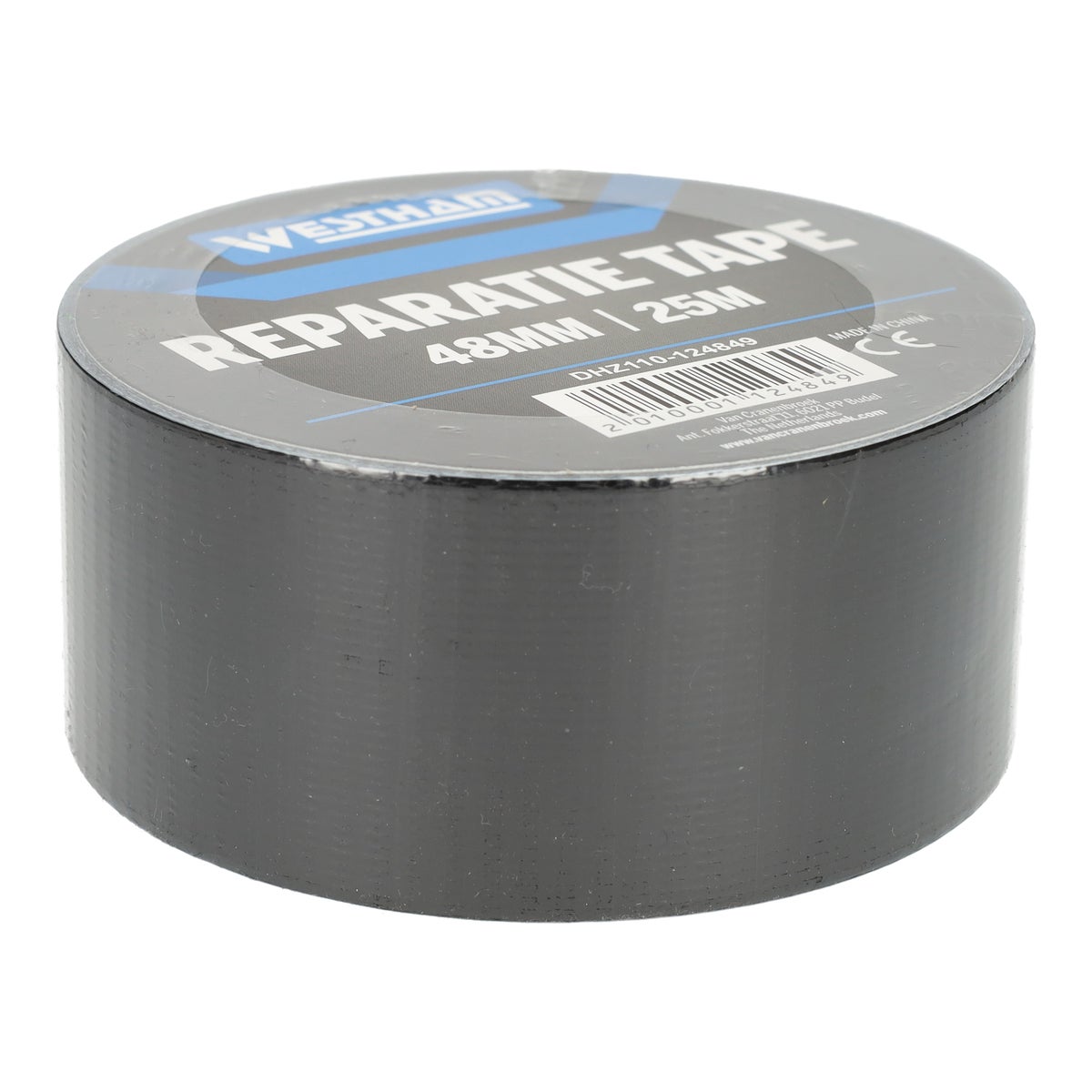 Tape reparatie zwart 48 mm x 25 m Tape reparatie zwart 48 mm x 25 m