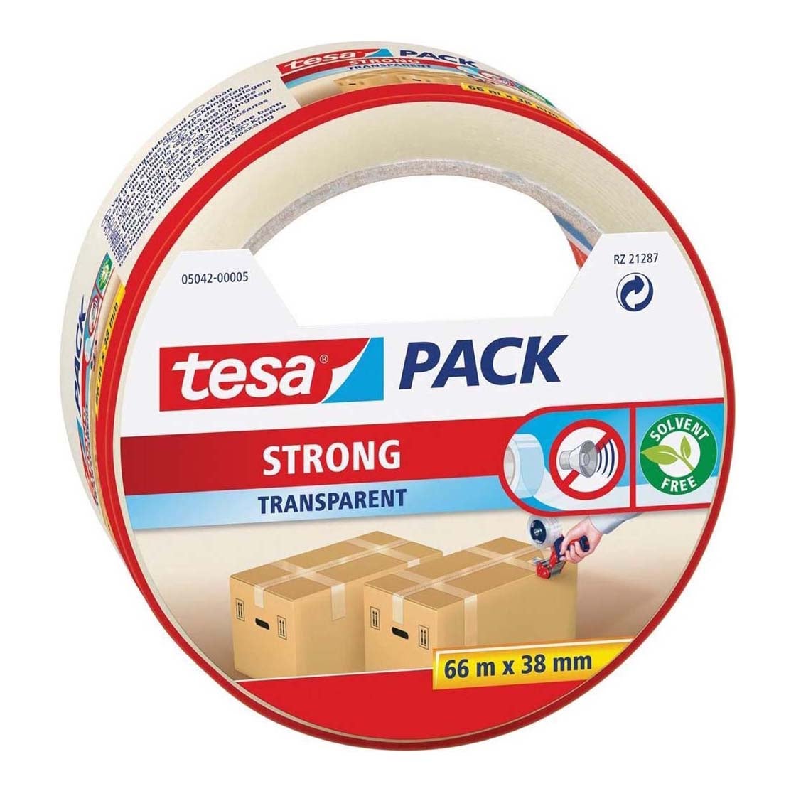 Verpakkingstape trans 38mmx66M Verpakkingstape trans 38mmx66M