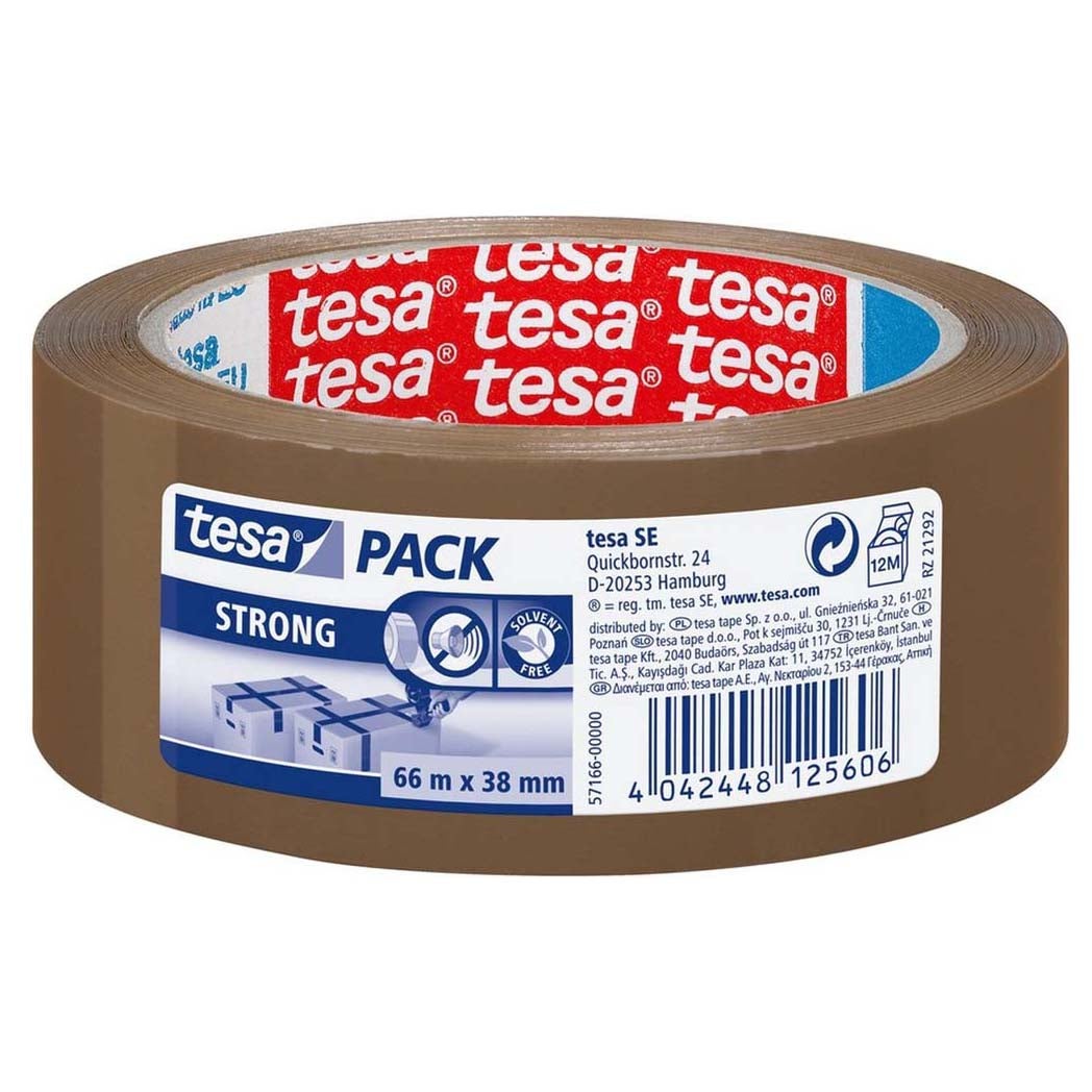 Verpakkingstape bruin 38mmx66M Verpakkingstape bruin 38mmx66M
