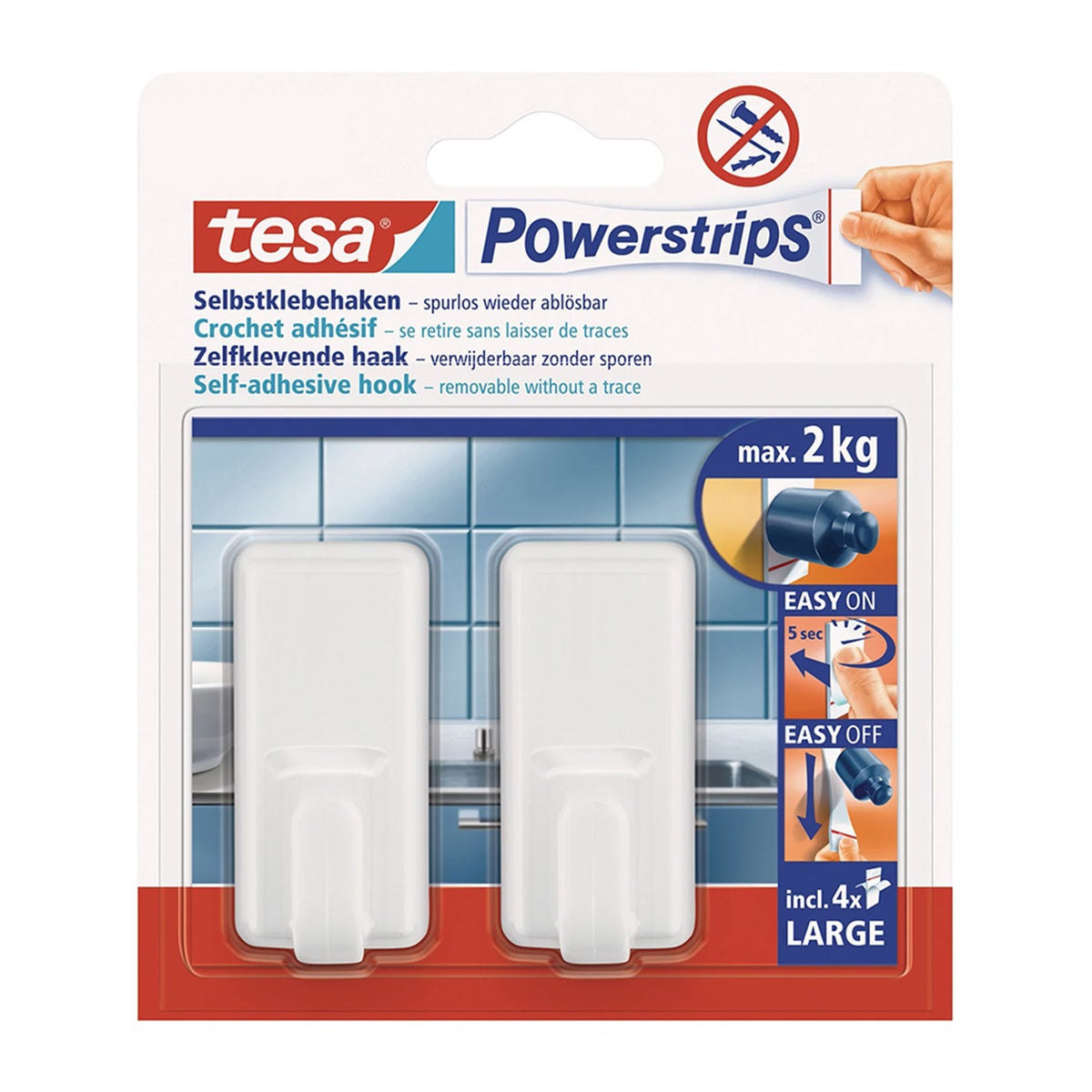 Powerstrips wit classic Tesa Powerstrips wit classic Tesa