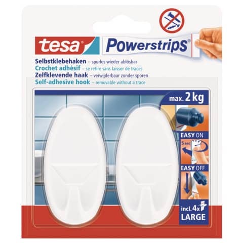 Powerstrips 58013 ovaal Tesa Powerstrips 58013 ovaal Tesa