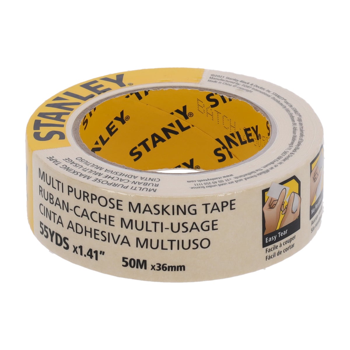 Afplakband 50mx36 mm Stanley Afplakband 50mx36 mm Stanley