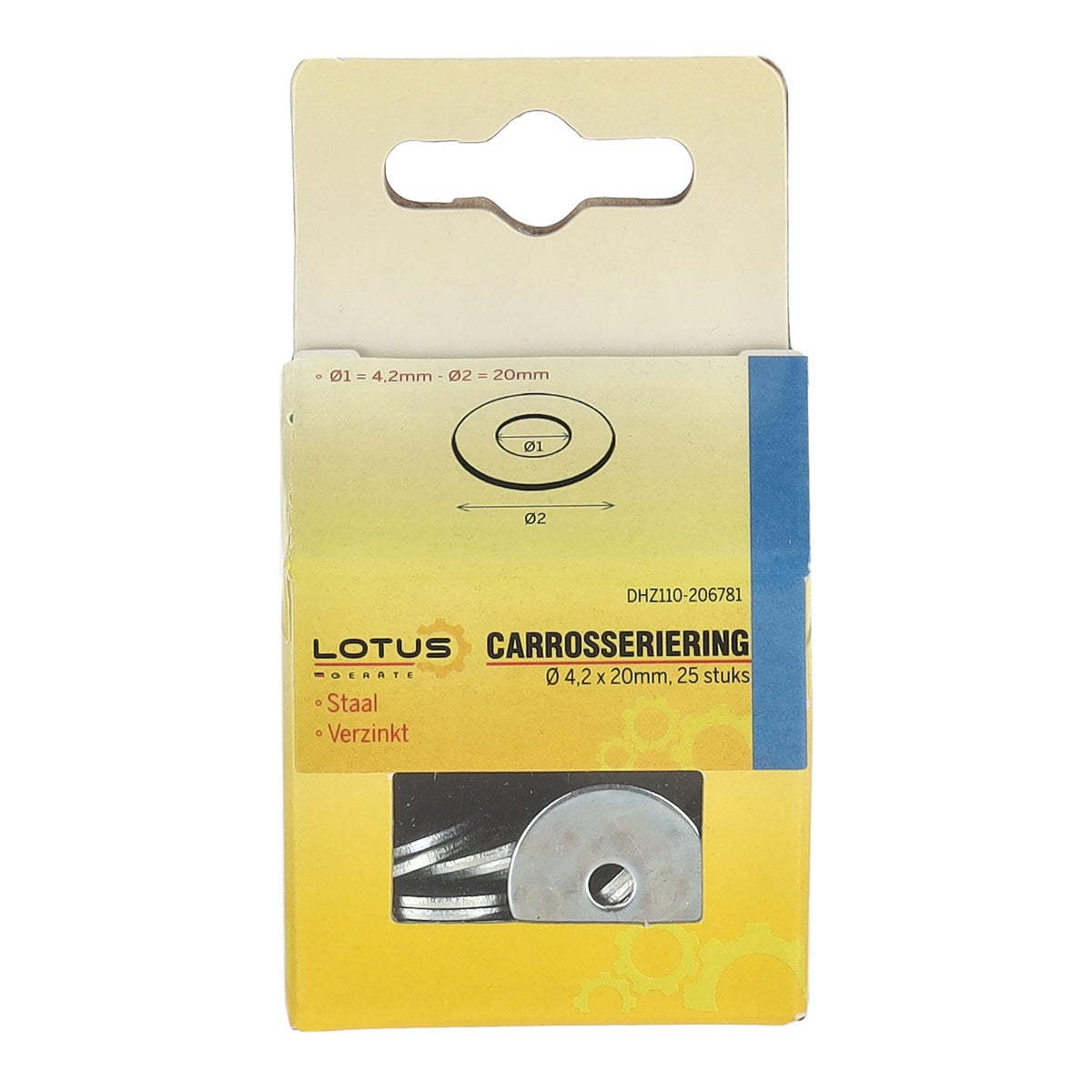 Carrosseriering Ø4,2 x 20 mm 25 stuks Lotus Carrosseriering Ø4,2 x 20 mm 25 stuks Lotus