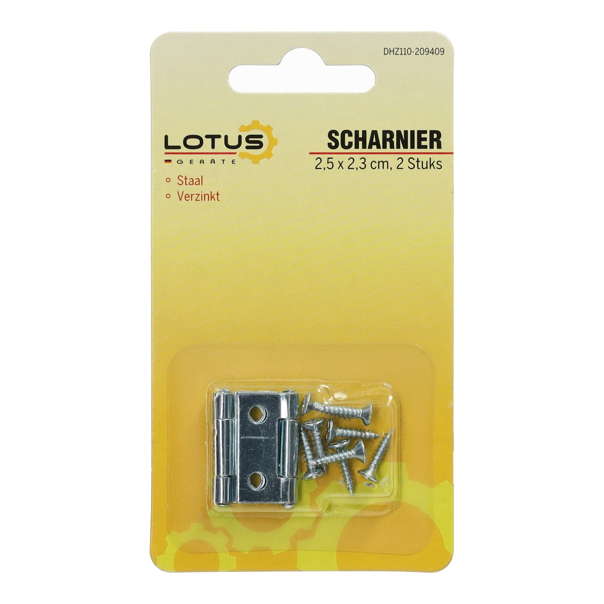 Scharnier 2,5 x 2,3 cm 2 stuks Lotus Scharnier 2,5 x 2,3 cm 2 stuks Lotus