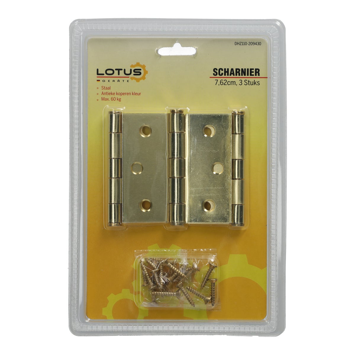 Scharnier 7,62 cm cm 3 stuks Lotus Scharnier 7,62 cm cm 3 stuks Lotus