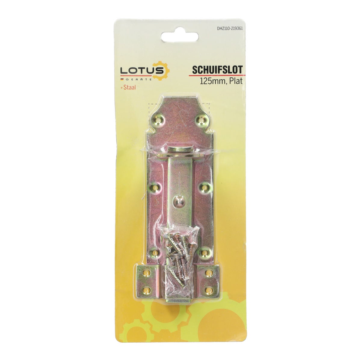 Schuifslot plat 125 mm Lotus Schuifslot plat 125 mm Lotus