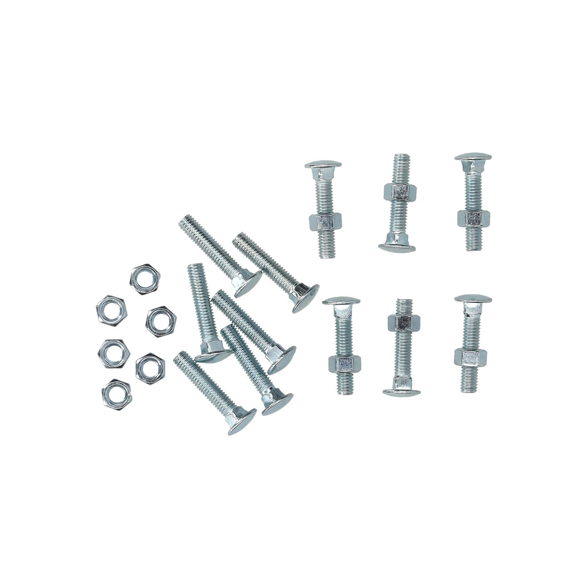 Houtbout en moer verzinkt M5 x 25 mm 12 stuks Lotus Houtbout en moer verzinkt M5 x 25 mm 12 stuks Lotus
