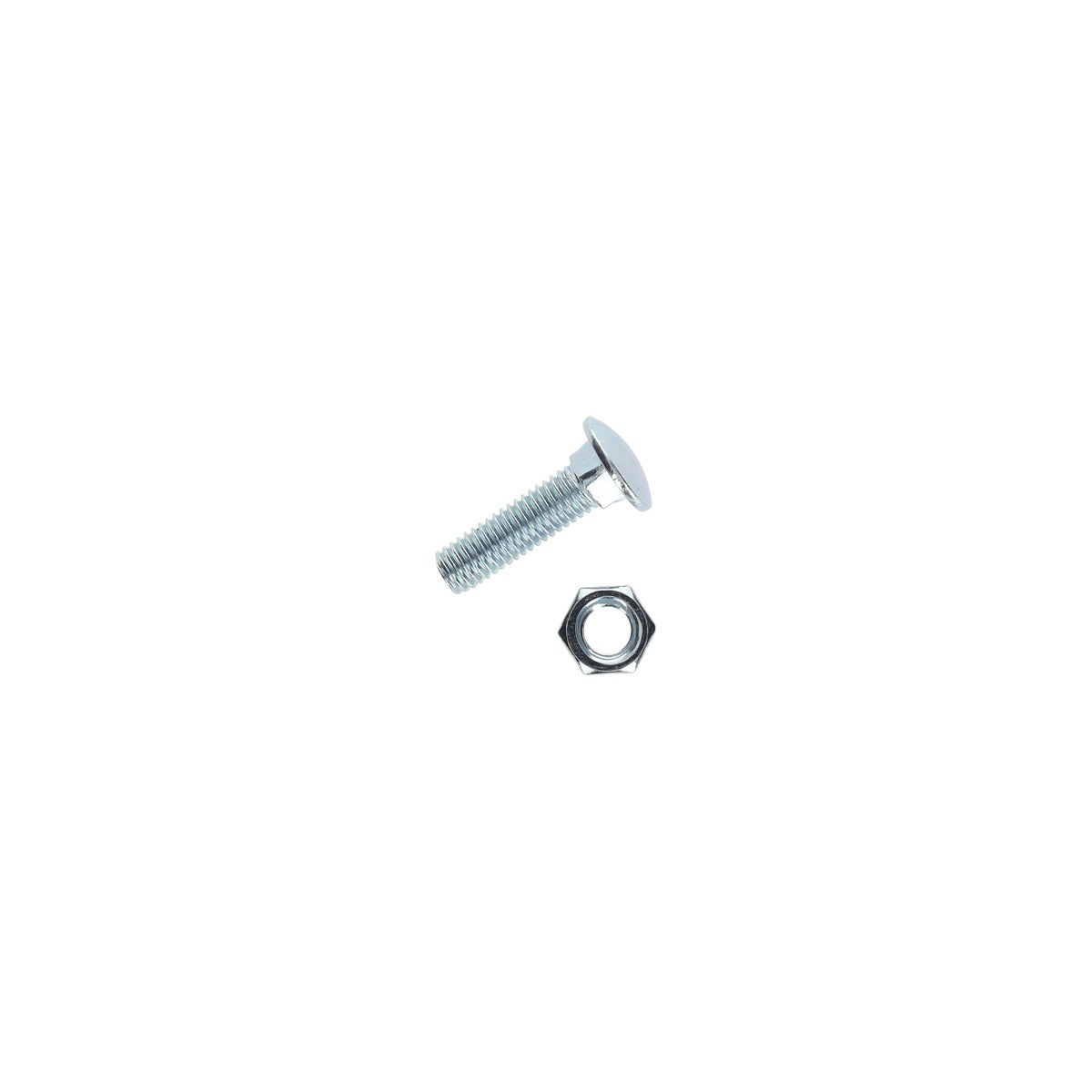 Houtbout en moer verzinkt M8 x 30 mm 6 stuks Lotus Houtbout en moer verzinkt M8 x 30 mm 6 stuks Lotus