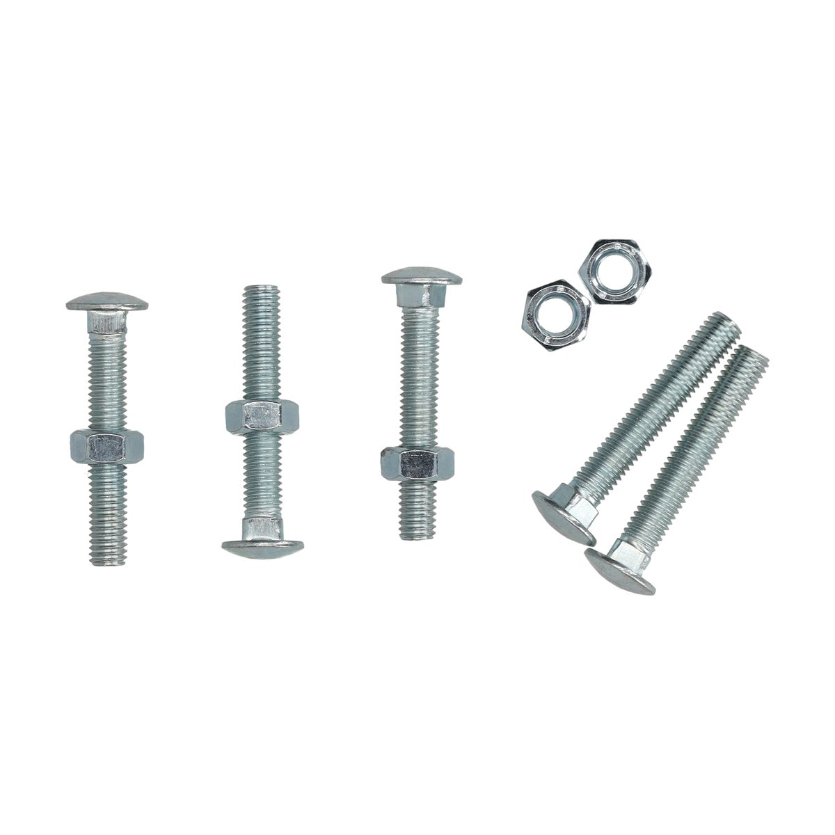 Houtbout en moer verzinkt M8 x 50 mm 5 stuks Lotus Houtbout en moer verzinkt M8 x 50 mm 5 stuks Lotus