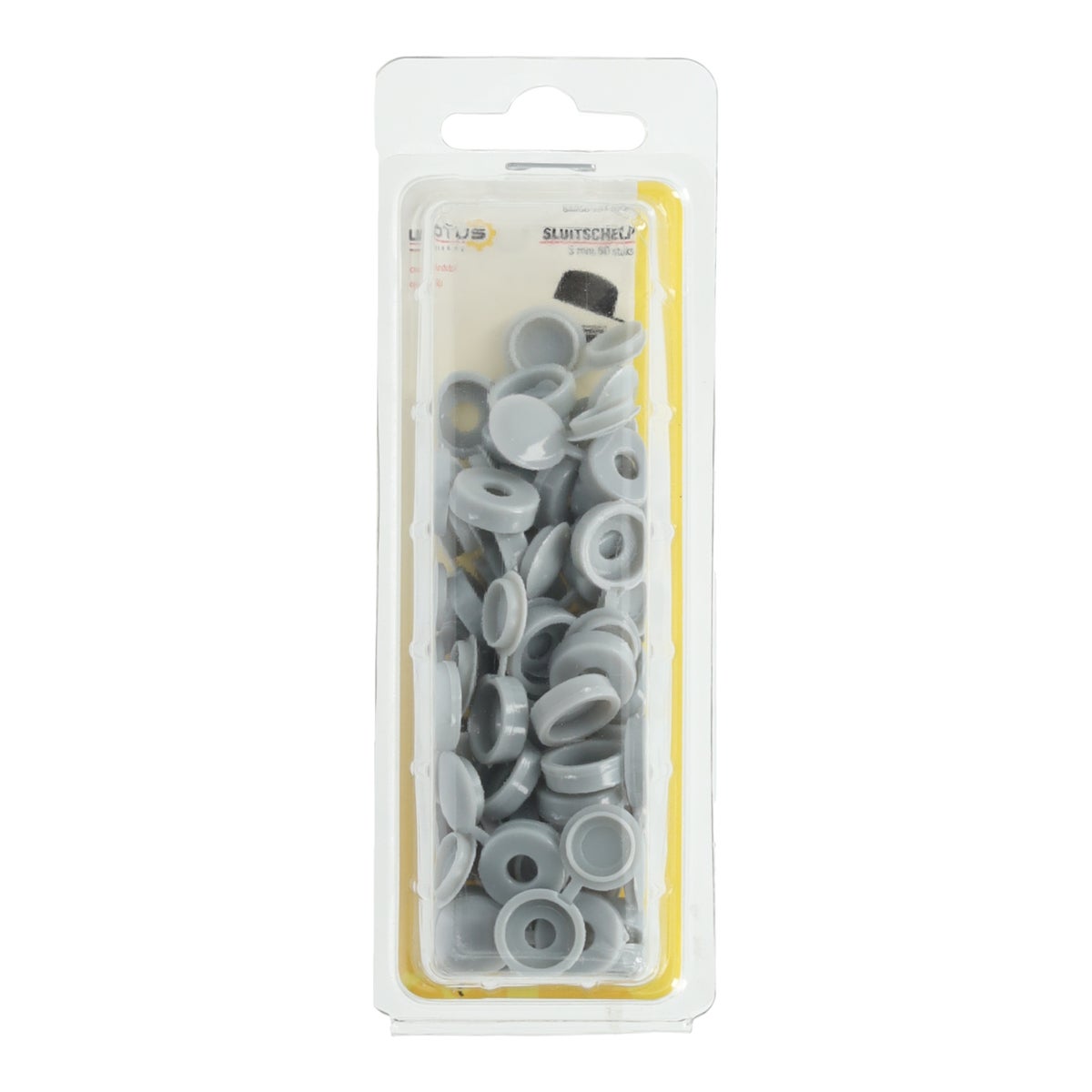 Sluitschelp grijs 5 mm 50 stuks Lotus Sluitschelp grijs 5 mm 50 stuks Lotus