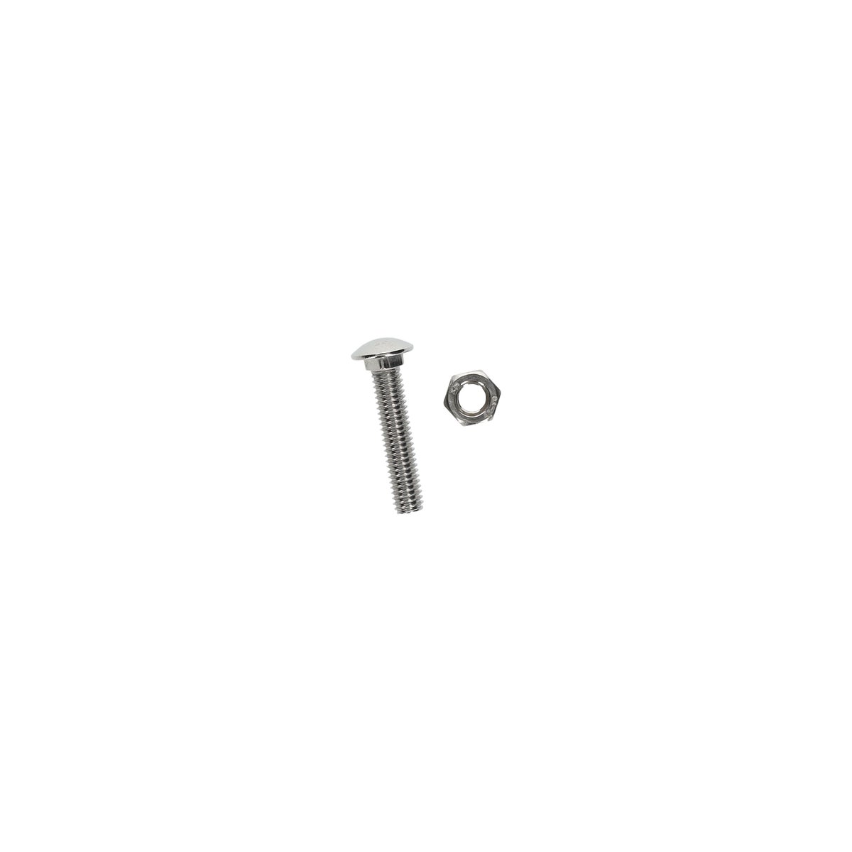 Houtbout en moer RVS M6 x 30 mm 5 stuks Lotus Houtbout en moer RVS M6 x 30 mm 5 stuks Lotus