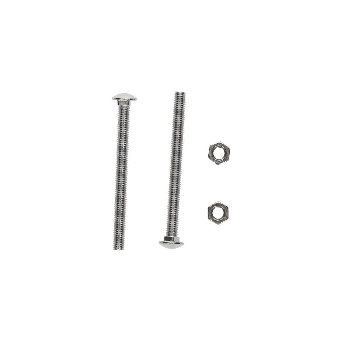 Houtbout en moer RVS M6 x 70 mm 2 stuks Lotus Houtbout en moer RVS M6 x 70 mm 2 stuks Lotus