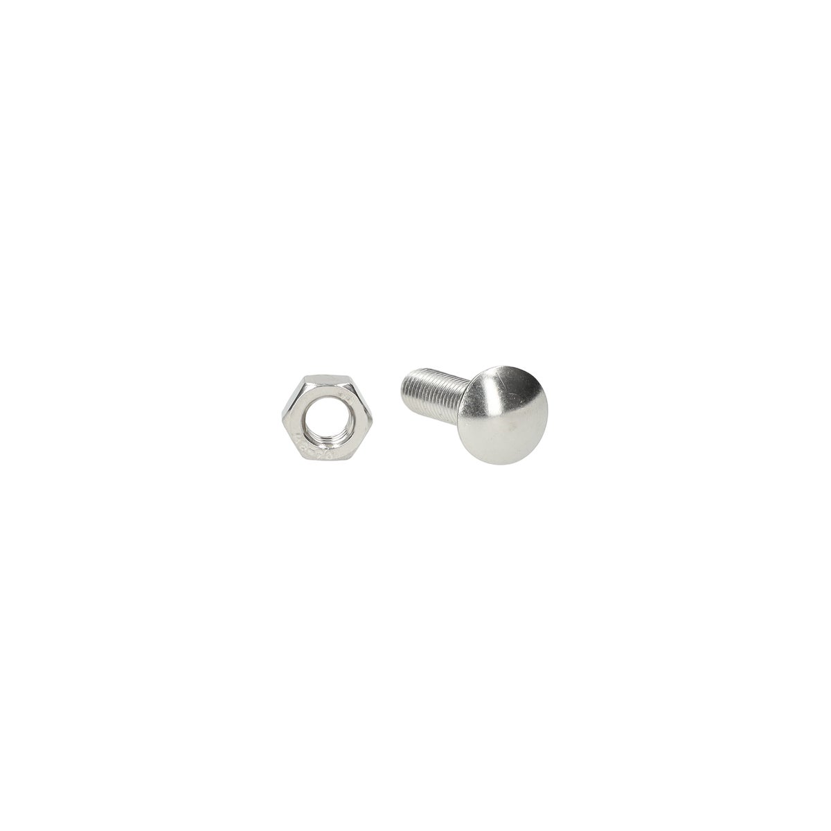 Houtbout en moer RVS M8 x 30 mm 5 stuks Lotus Houtbout en moer RVS M8 x 30 mm 5 stuks Lotus
