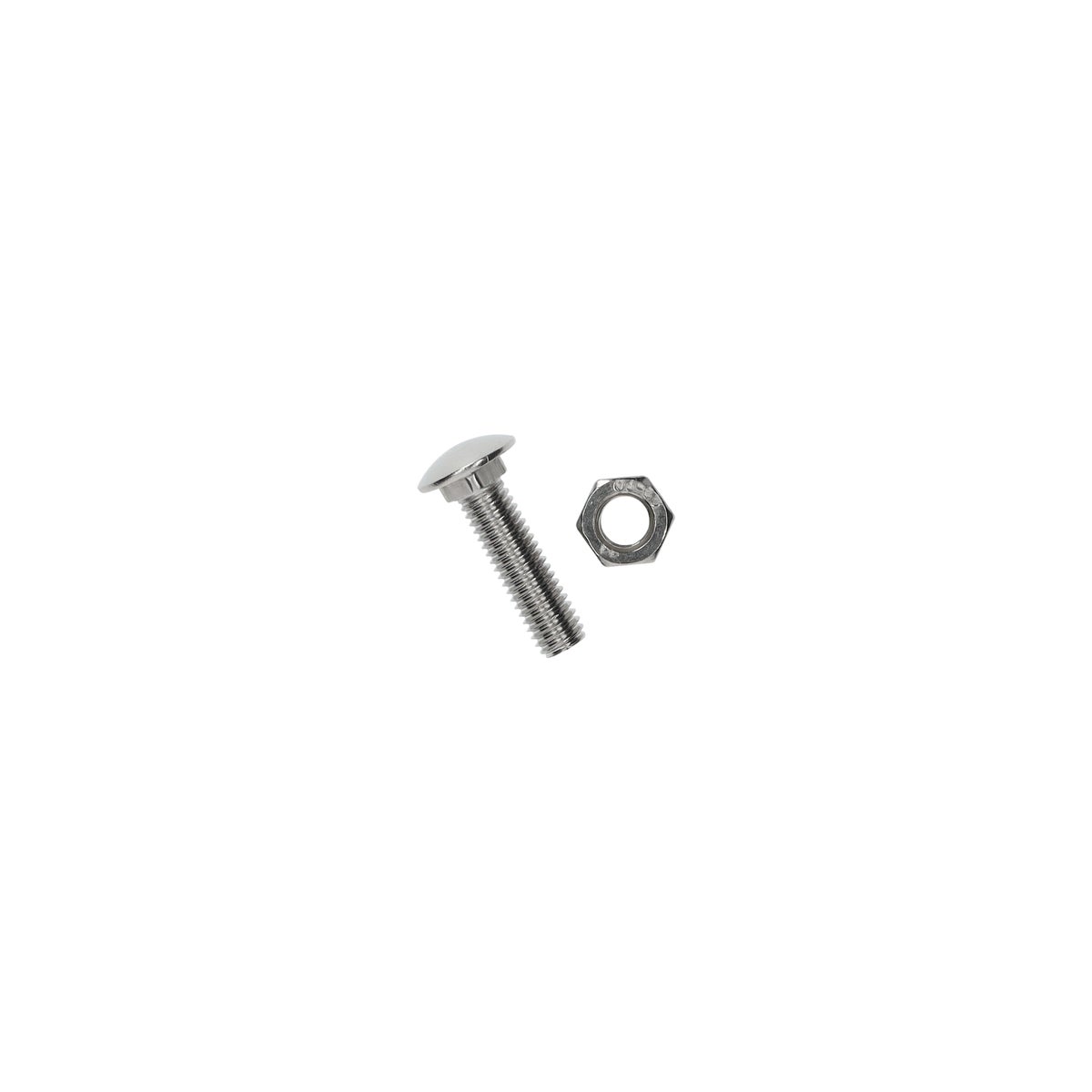 Houtbout en moer RVS M8 x 30 mm 5 stuks Lotus Houtbout en moer RVS M8 x 30 mm 5 stuks Lotus