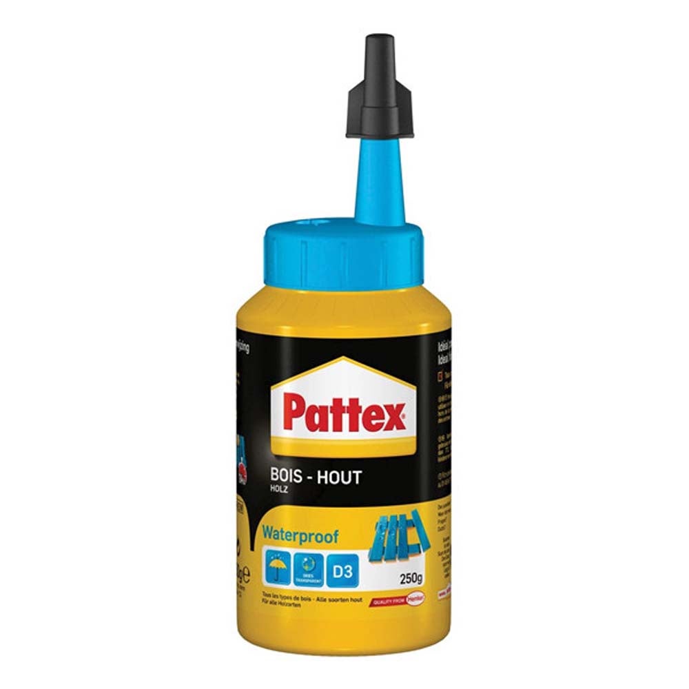 Houtlijm waterproof 250 gr Pattex Houtlijm waterproof 250 gr Pattex