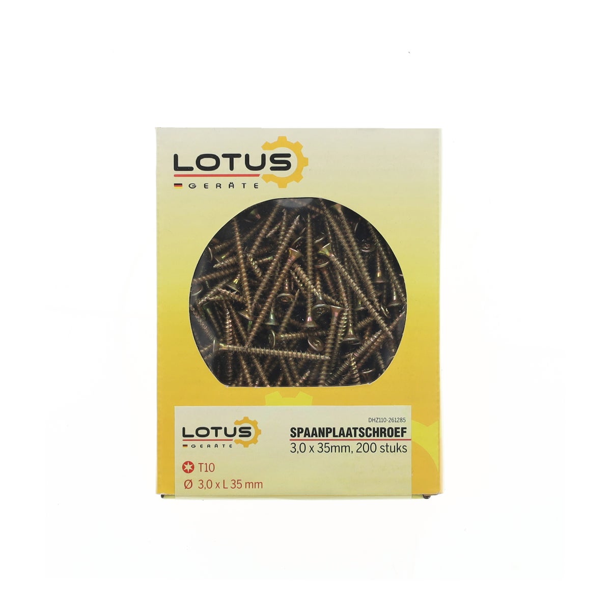 Spaanplaatschroef 3,0 x 35 mm 200 stuks Torx Spaanplaatschroef 3,0 x 35 mm 200 stuks Torx