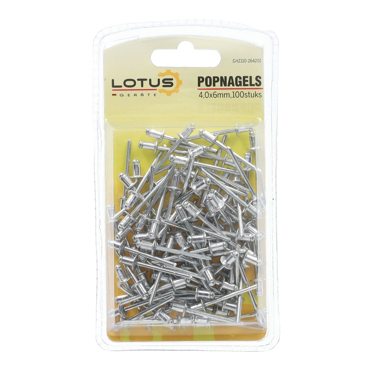 Popnagels 4.0 x 6 mm 100 stuks Lotus Popnagels 4.0 x 6 mm 100 stuks Lotus