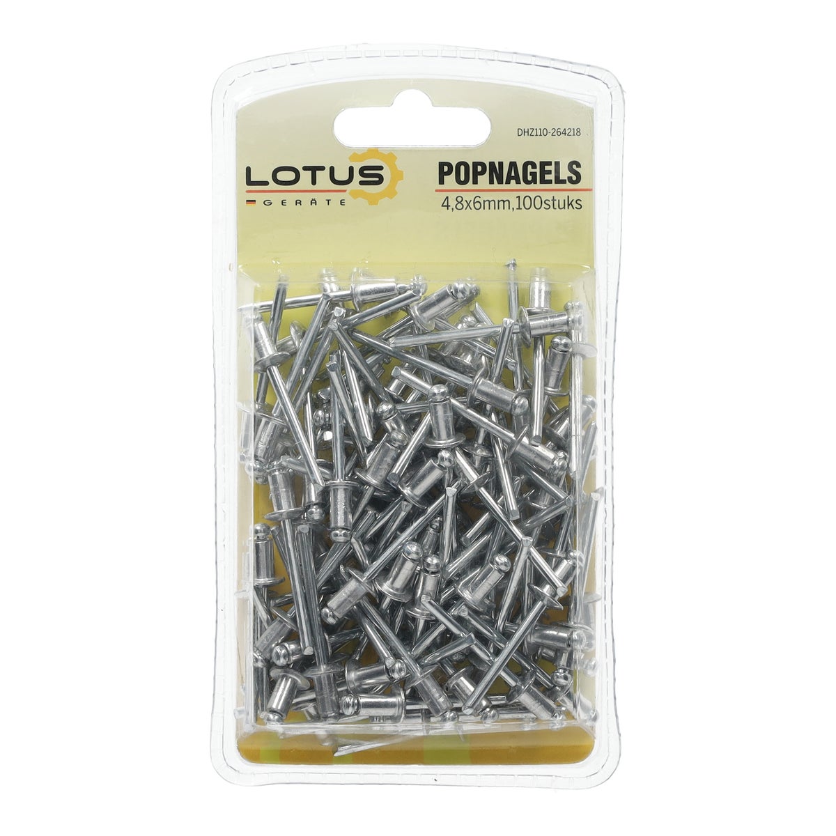 Popnagels 4.8 x 6 mm 100 stuks Lotus Popnagels 4.8 x 6 mm 100 stuks Lotus