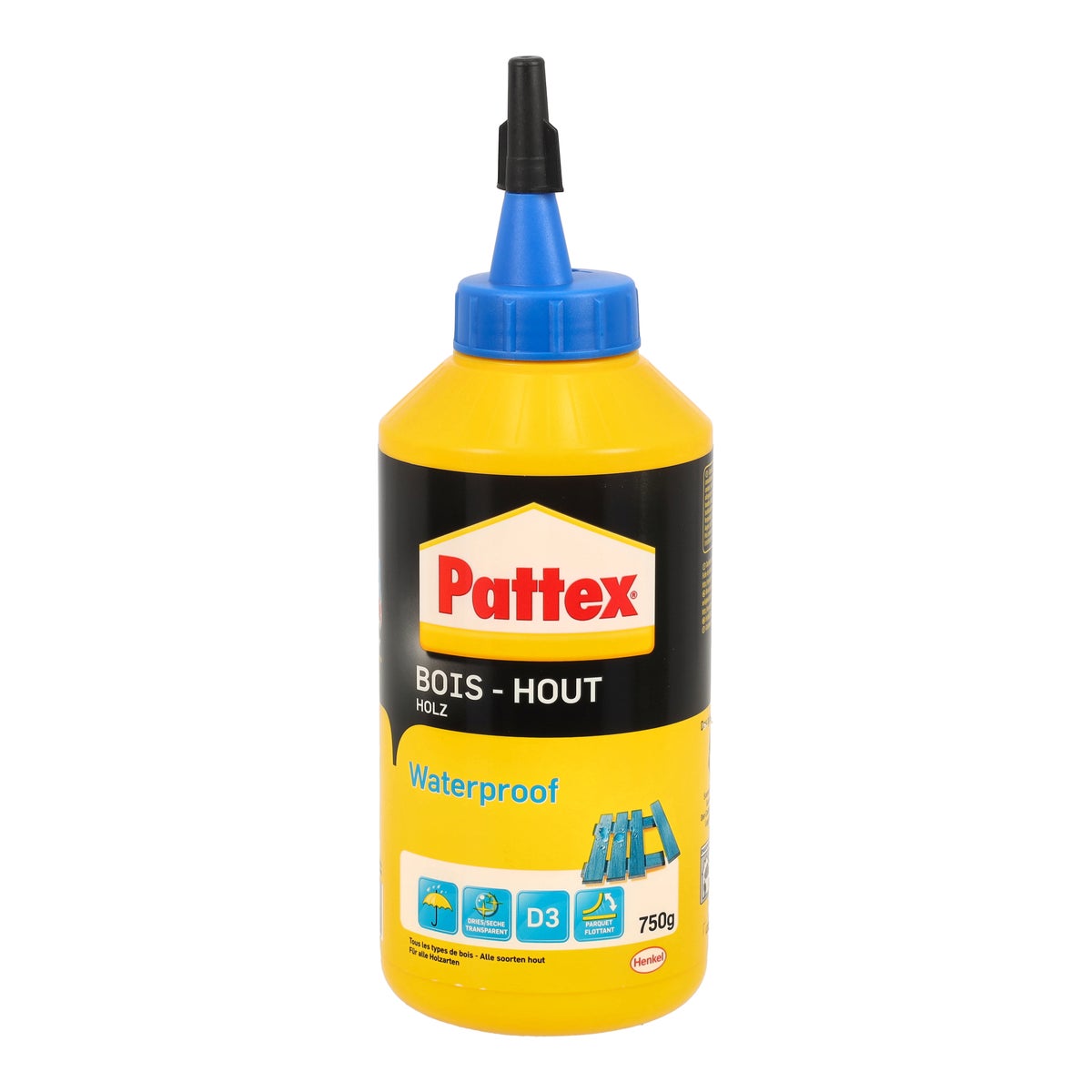 Houtlijm waterproof 750G Pattex Houtlijm waterproof 750G Pattex