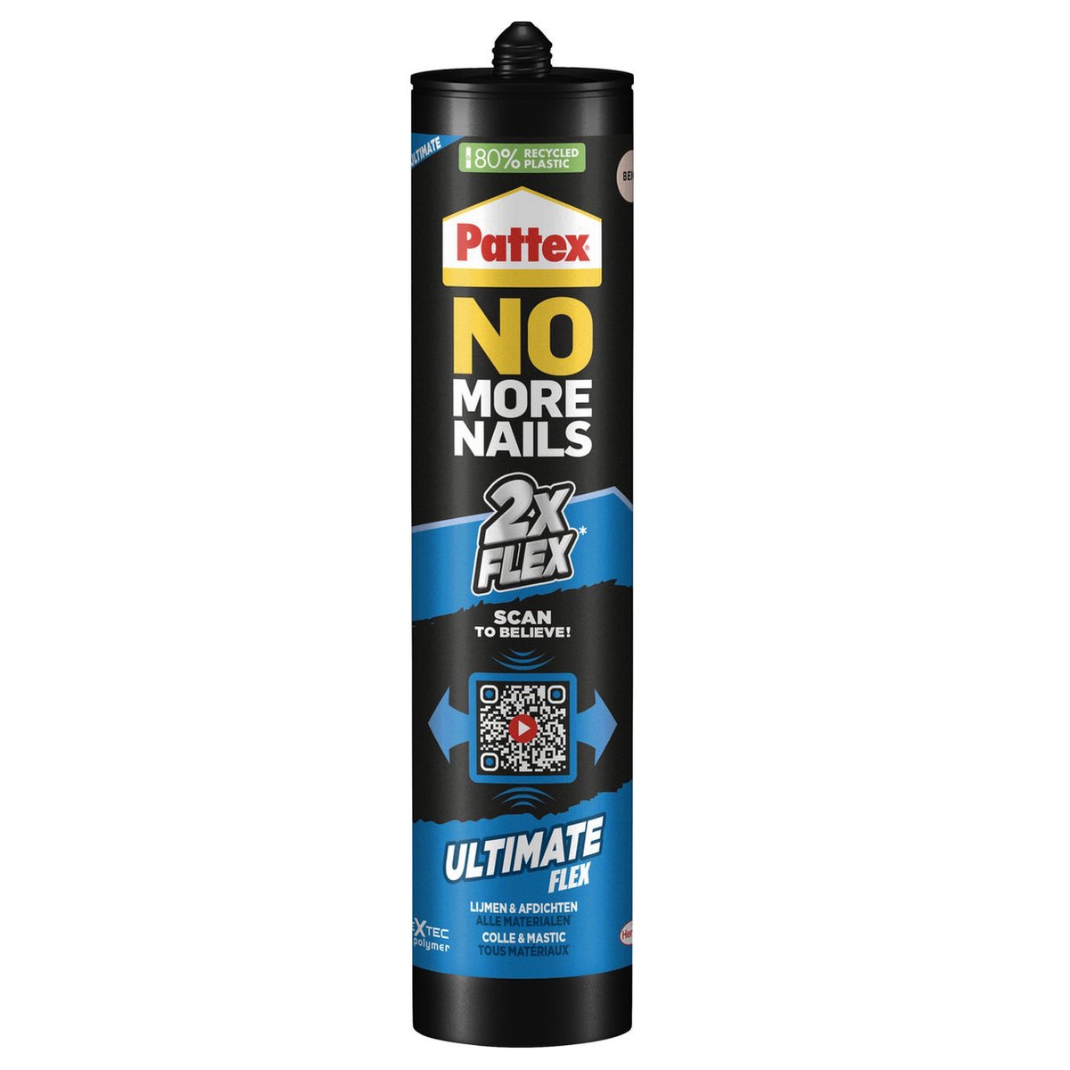 Kit No More Nails Flex beige 390g Pattex Kit No More Nails Flex beige 390g Pattex