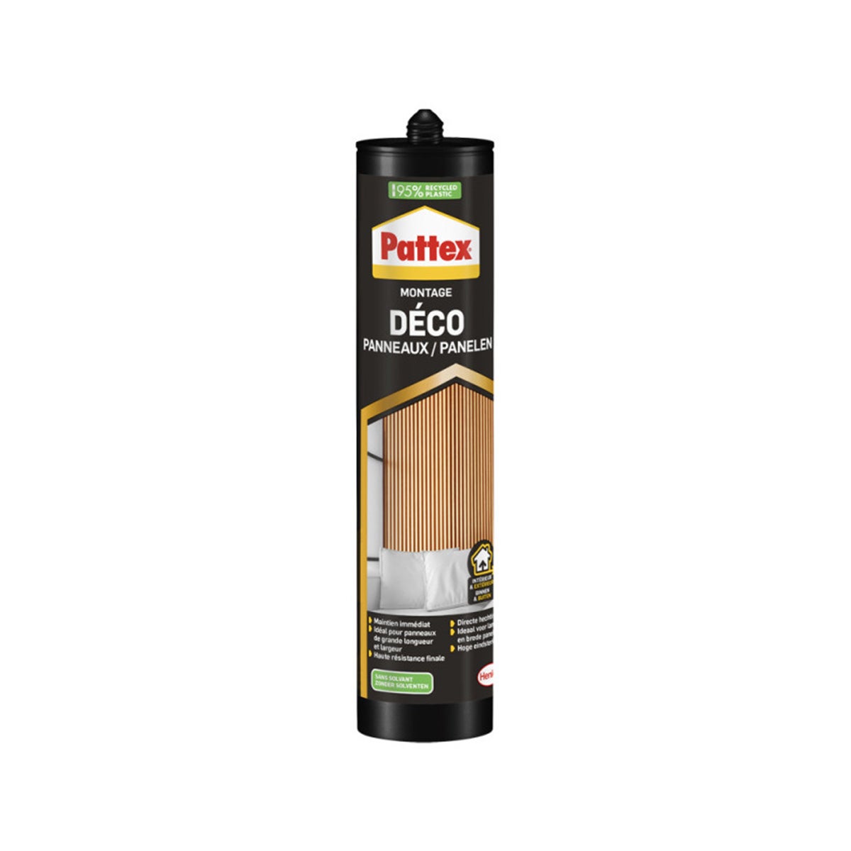 Kit montage plinten wit 470 g Pattex Kit montage plinten wit 470 g Pattex