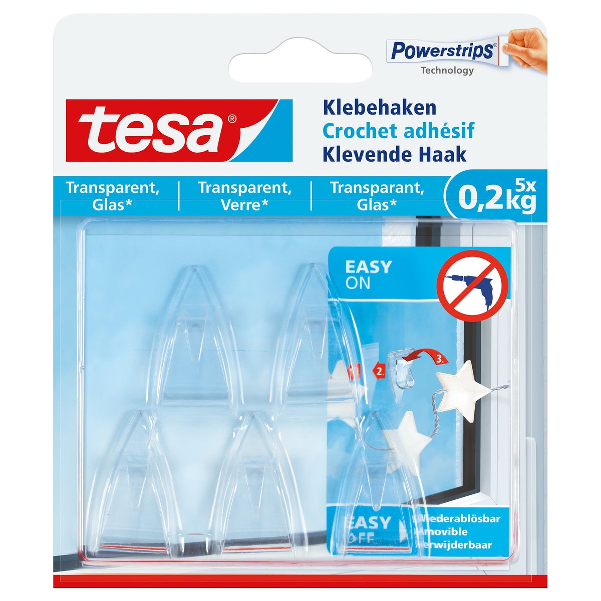 Deco haak transparant 200G Deco haak transparant 200G