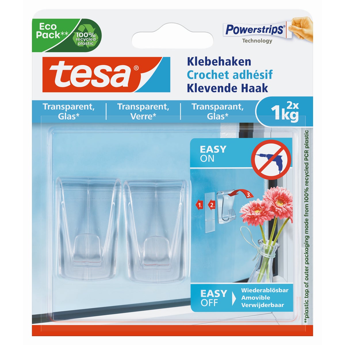 Deco haak transparant 1 kg Deco haak transparant 1 kg