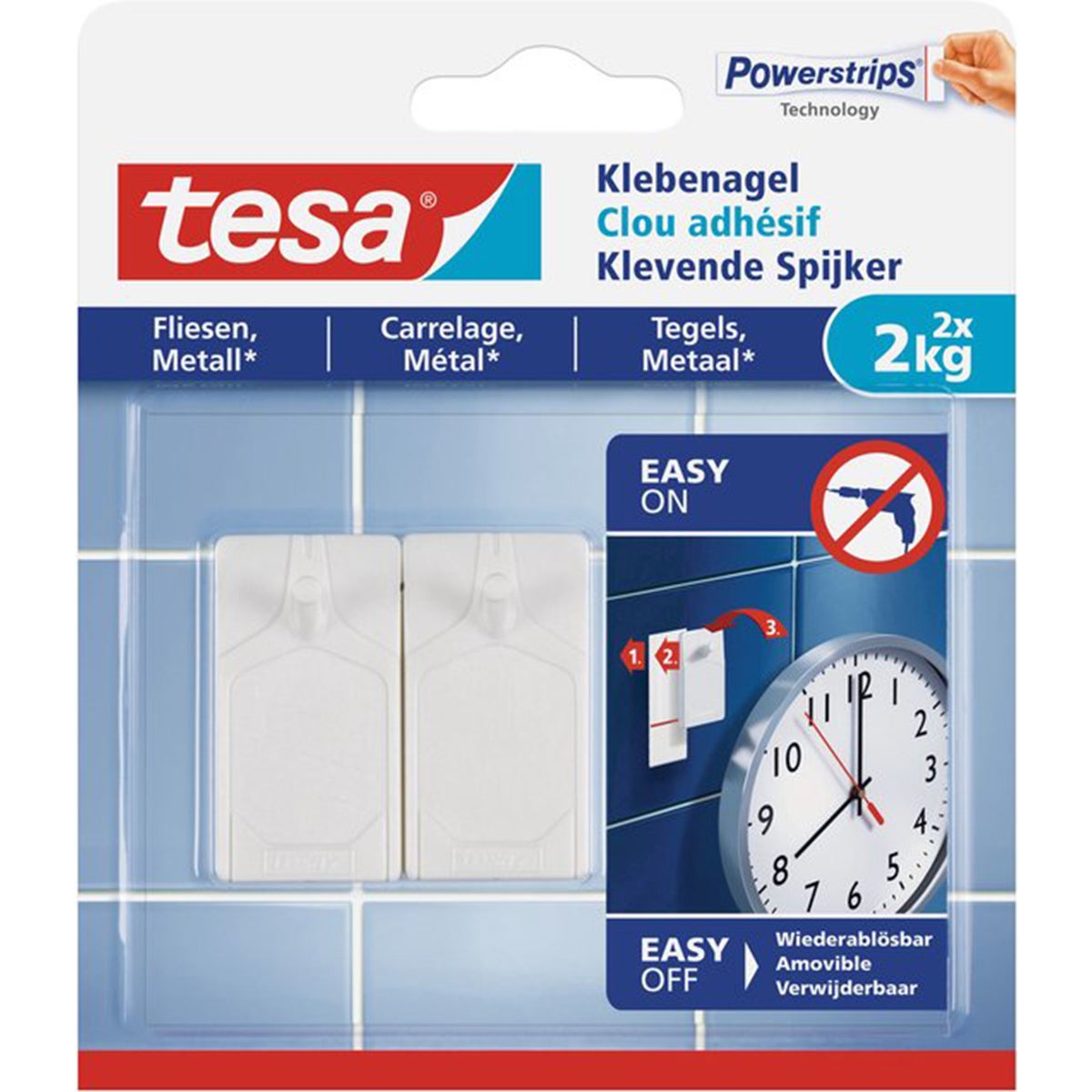 Kleefspijker glad 2 x 2 kg Kleefspijker glad 2 x 2 kg