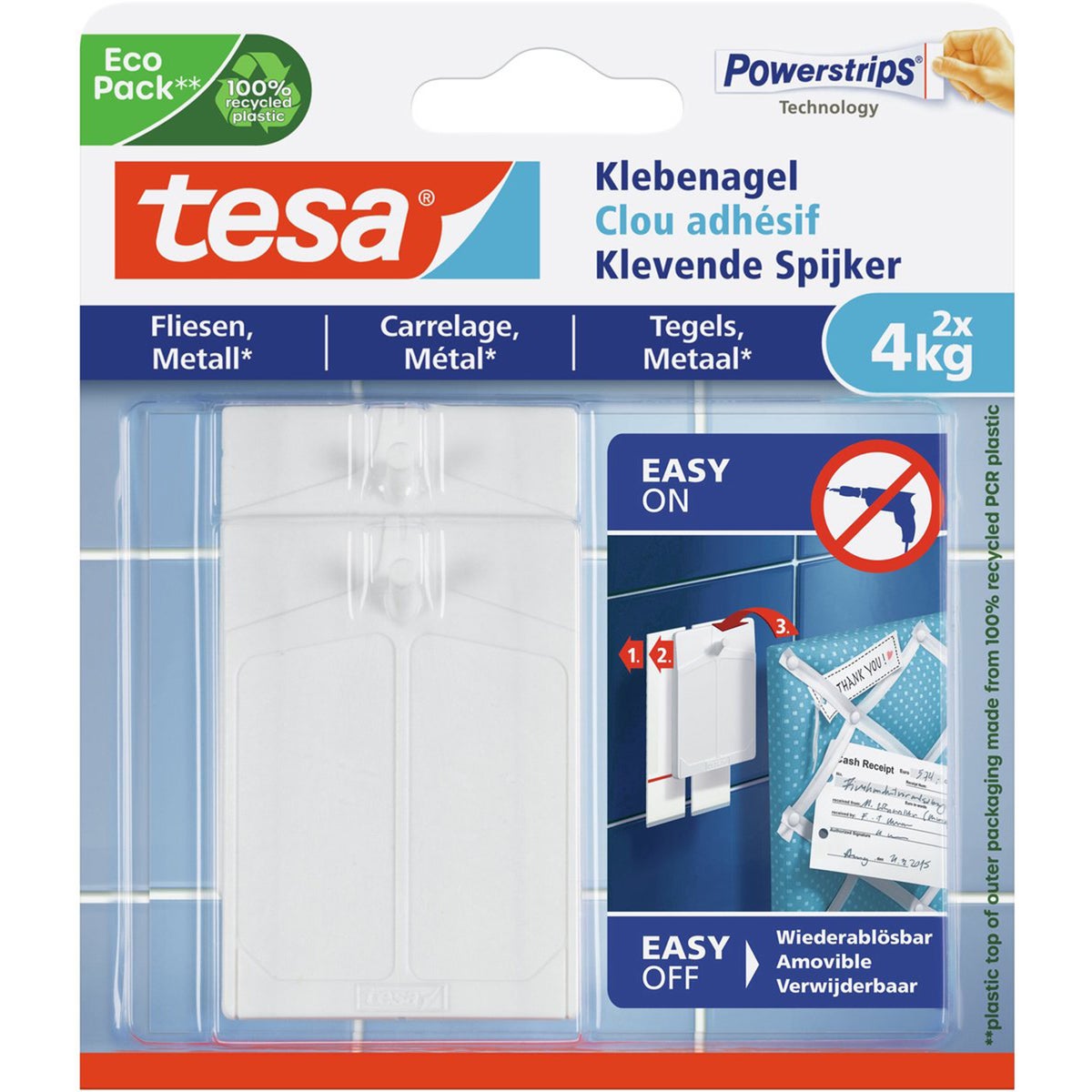 Kleefspijker glad 2 x 4 kg Kleefspijker glad 2 x 4 kg