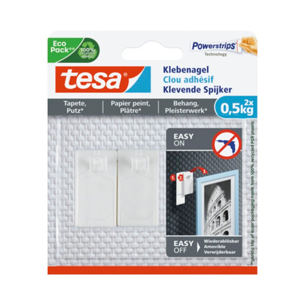 Spijker kleef gevoelig 2x0.5kg Spijker kleef gevoelig 2x0.5kg