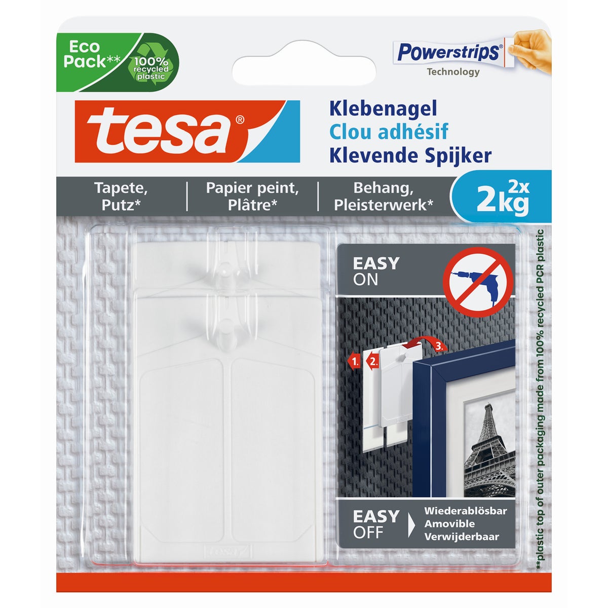 Spijker kleef gevoelig 2x2kg Spijker kleef gevoelig 2x2kg