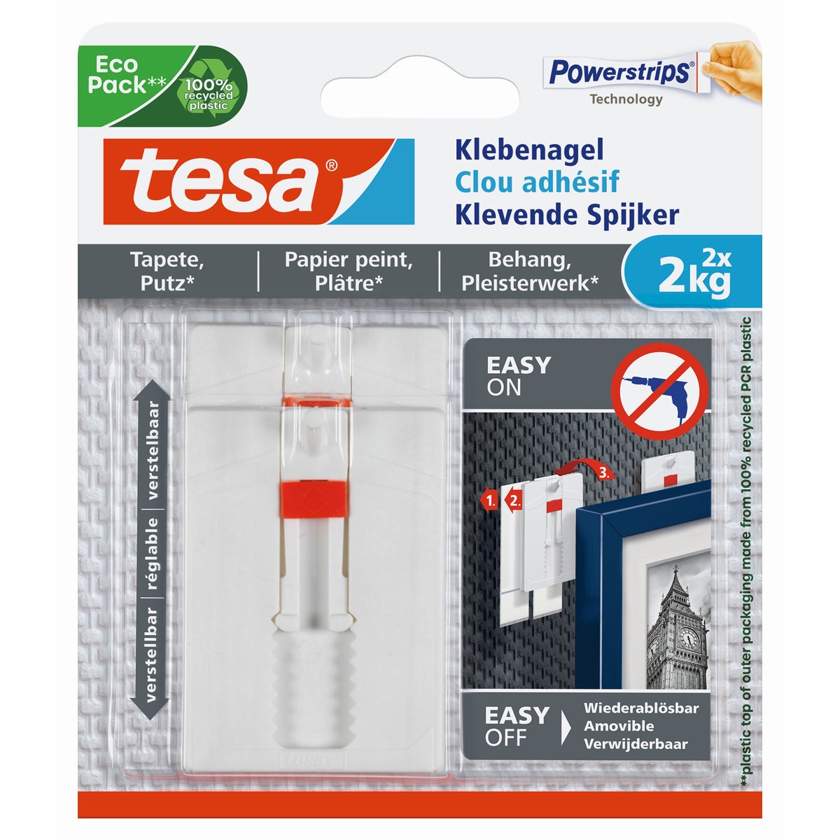 Kleefspijker verstel Gevoel 2 x 2 kg Kleefspijker verstel Gevoel 2 x 2 kg