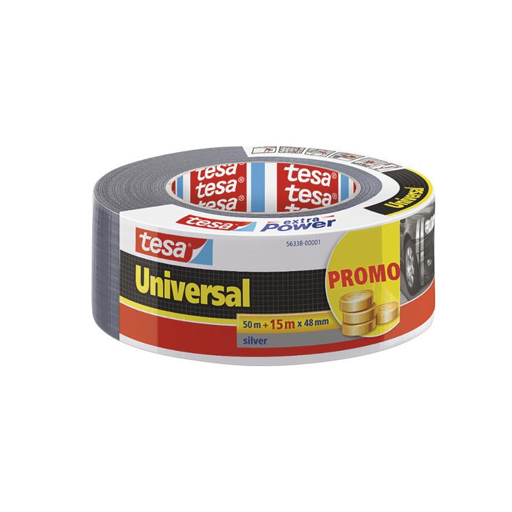 Tape Power uni 50 mm x 65 m grijs Tape Power uni 50 mm x 65 m grijs