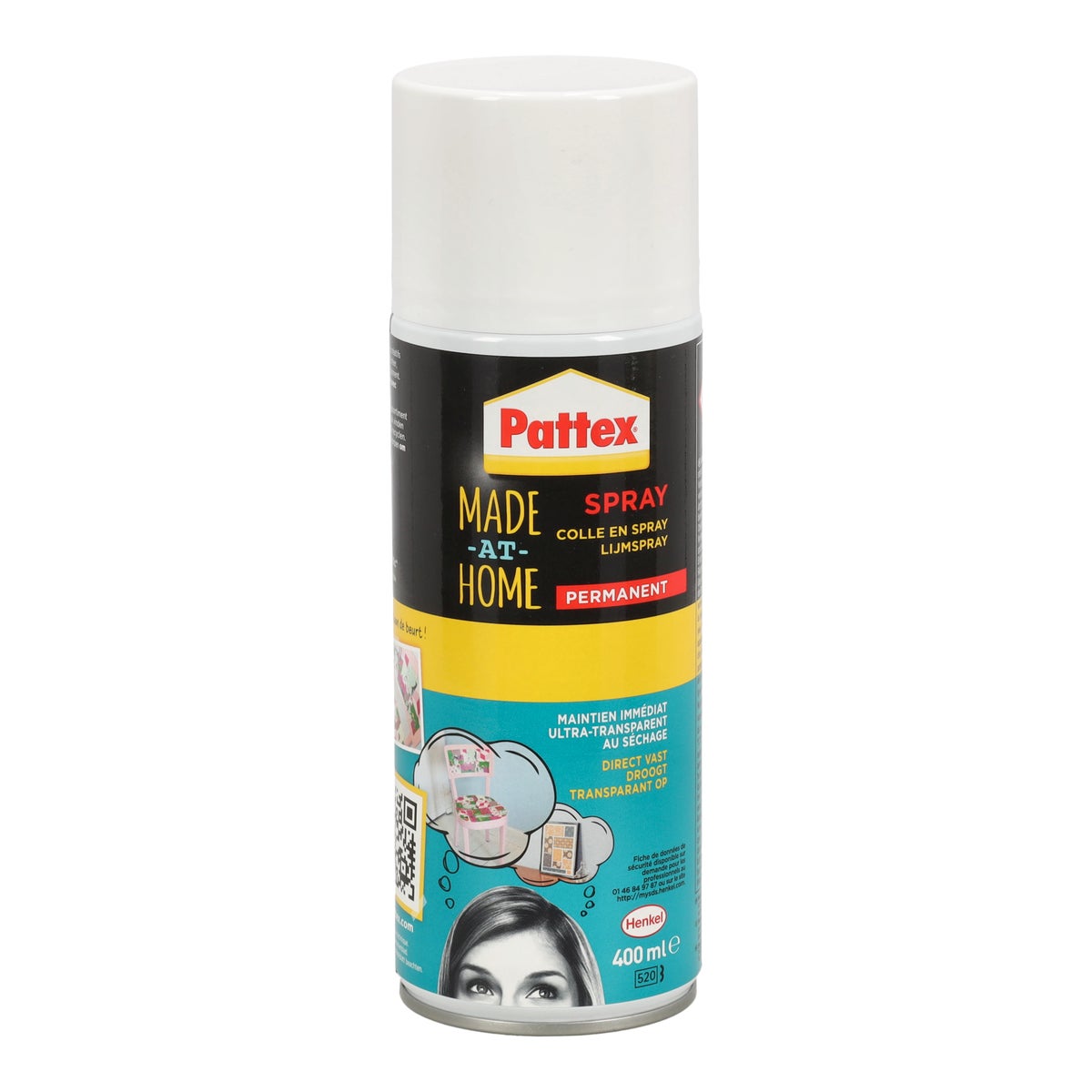Lijm at home spray 400 ml Pattex Lijm at home spray 400 ml Pattex