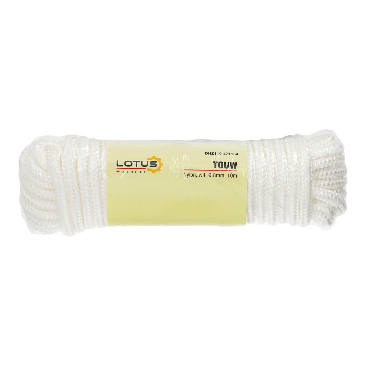 Touw wit nylon Ø8 mm x 10 m Lotus Touw wit nylon Ø8 mm x 10 m Lotus