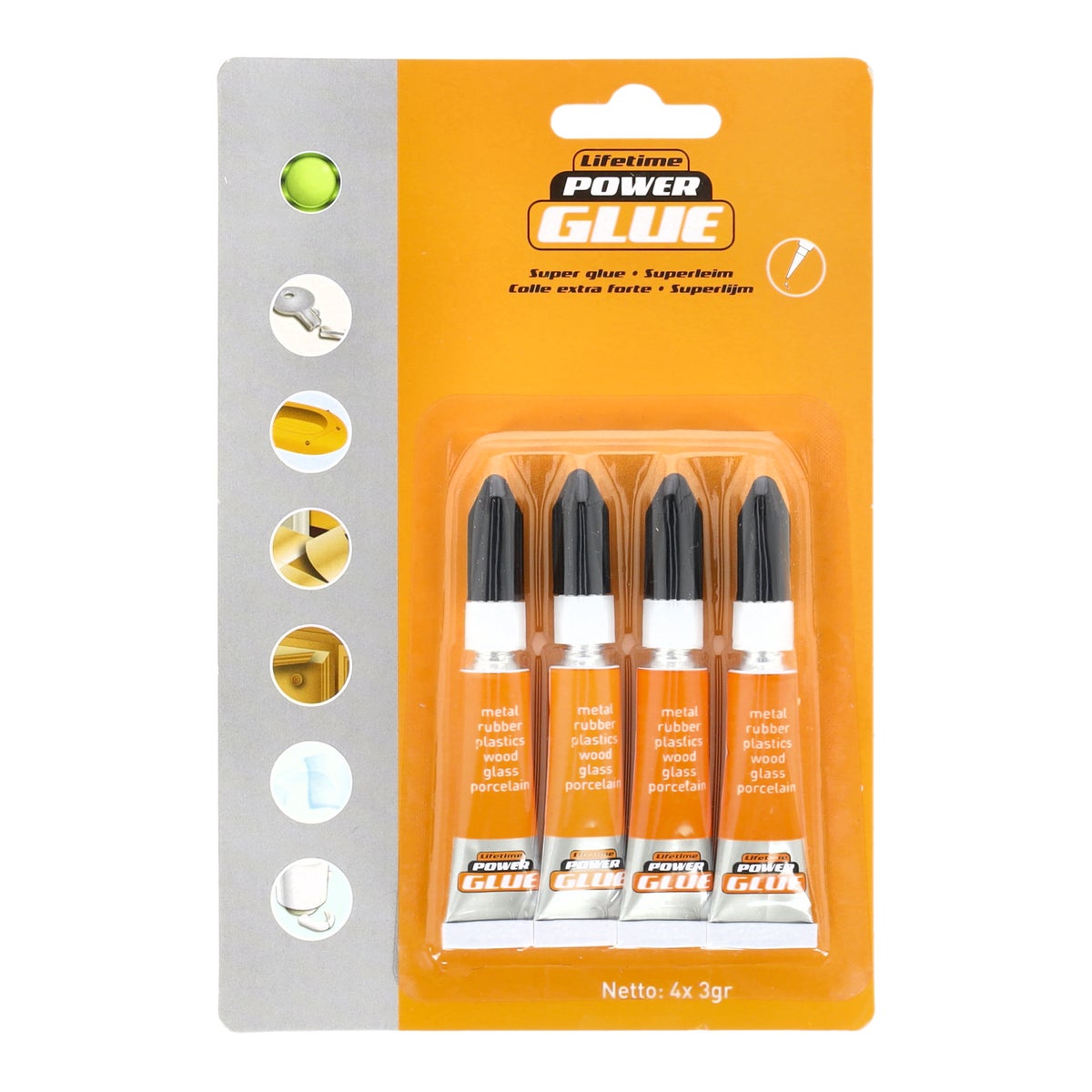 Superlijm 4x3gr Lifetime Superlijm 4x3gr Lifetime