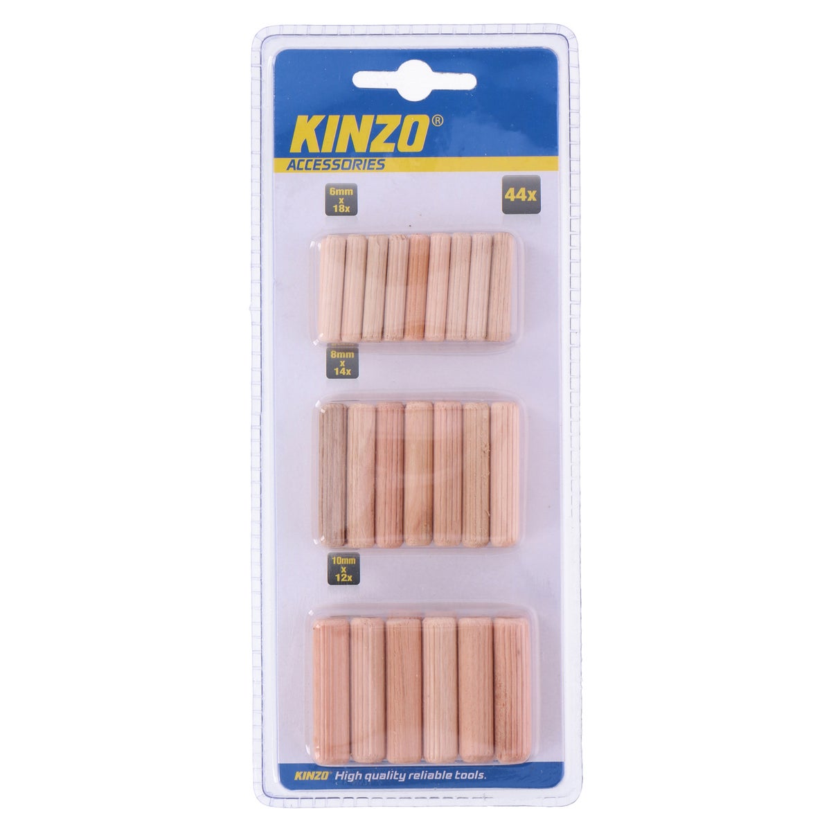 Houtdeuvels 44 stuks Kinzo Houtdeuvels 44 stuks Kinzo