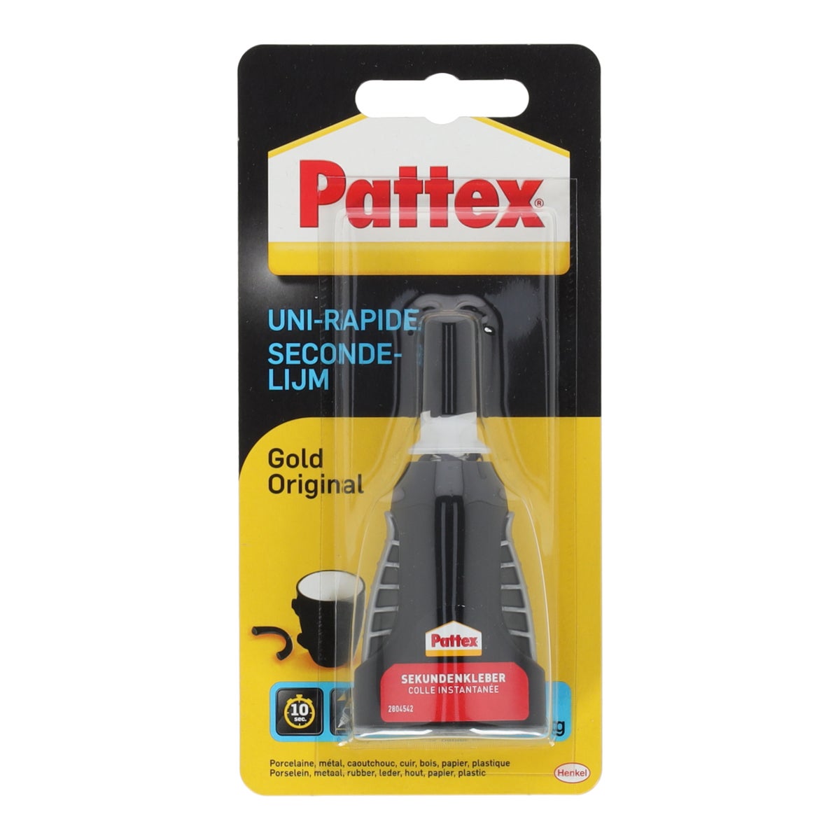 Secondelijm gold 3G Pattex original Secondelijm gold 3G Pattex original