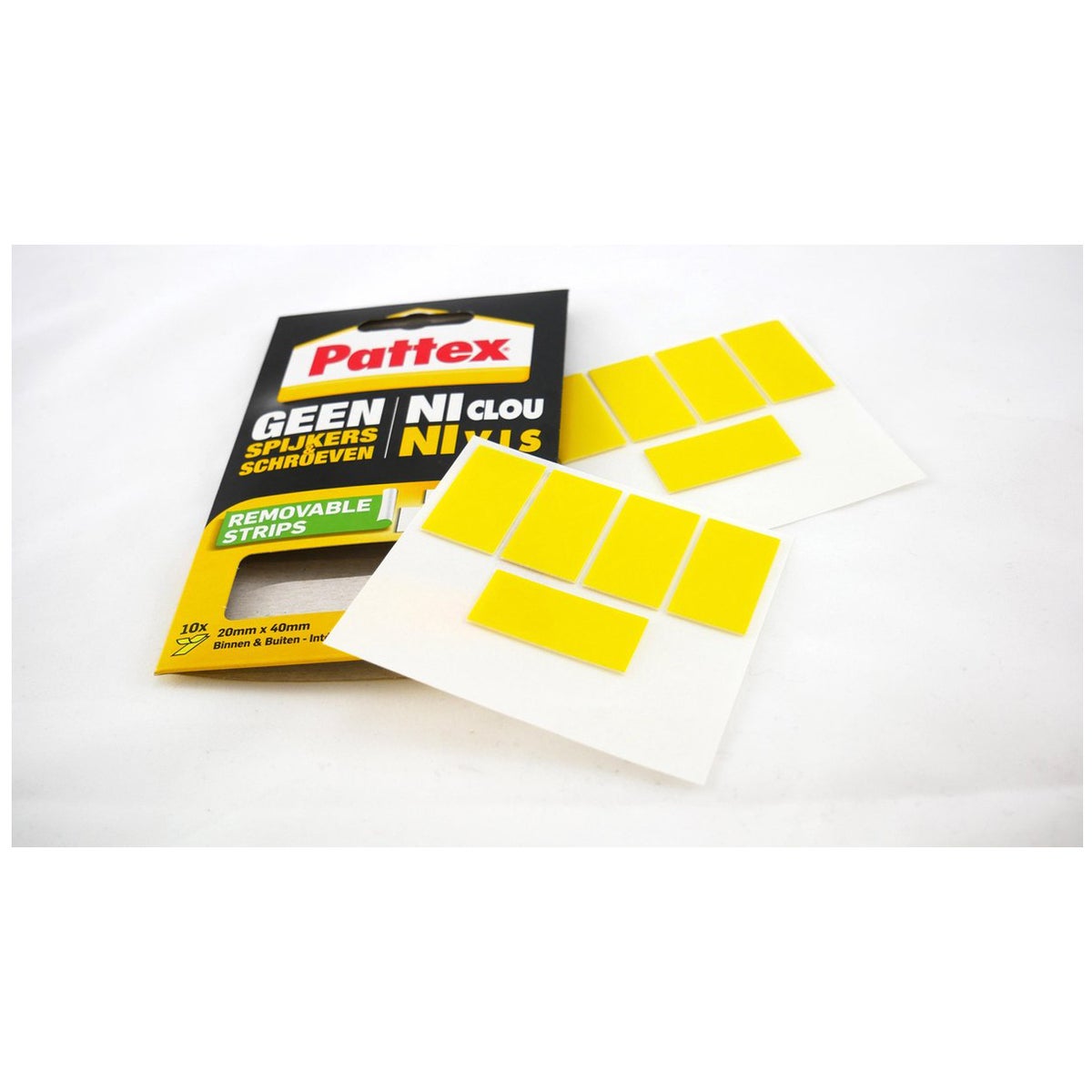 Montagestrip geen spijkers 10 stuks Pattex Montagestrip geen spijkers 10 stuks Pattex