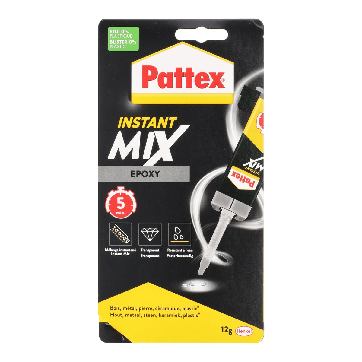 Epoxylijm super uni 11 ml Pattex Epoxylijm super uni 11 ml Pattex