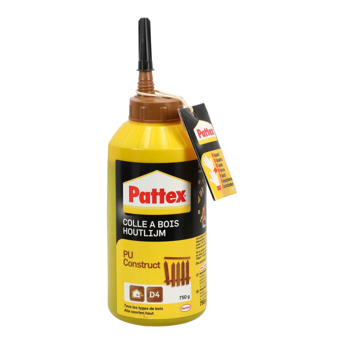 Houtlijm PU construct 750G Pattex Houtlijm PU construct 750G Pattex