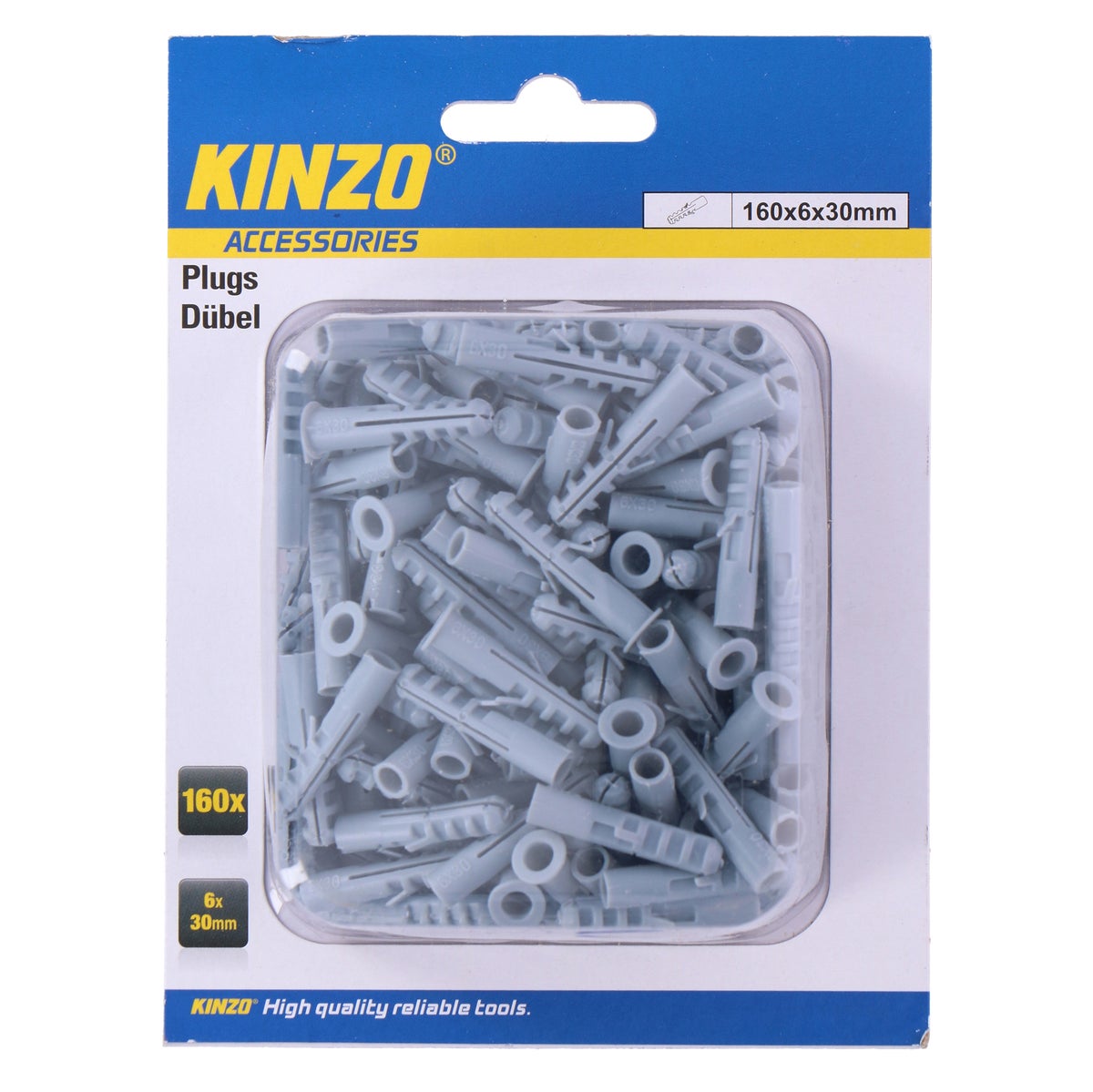 Plug 6 x 30 mm 160 stuks Plug 6 x 30 mm 160 stuks