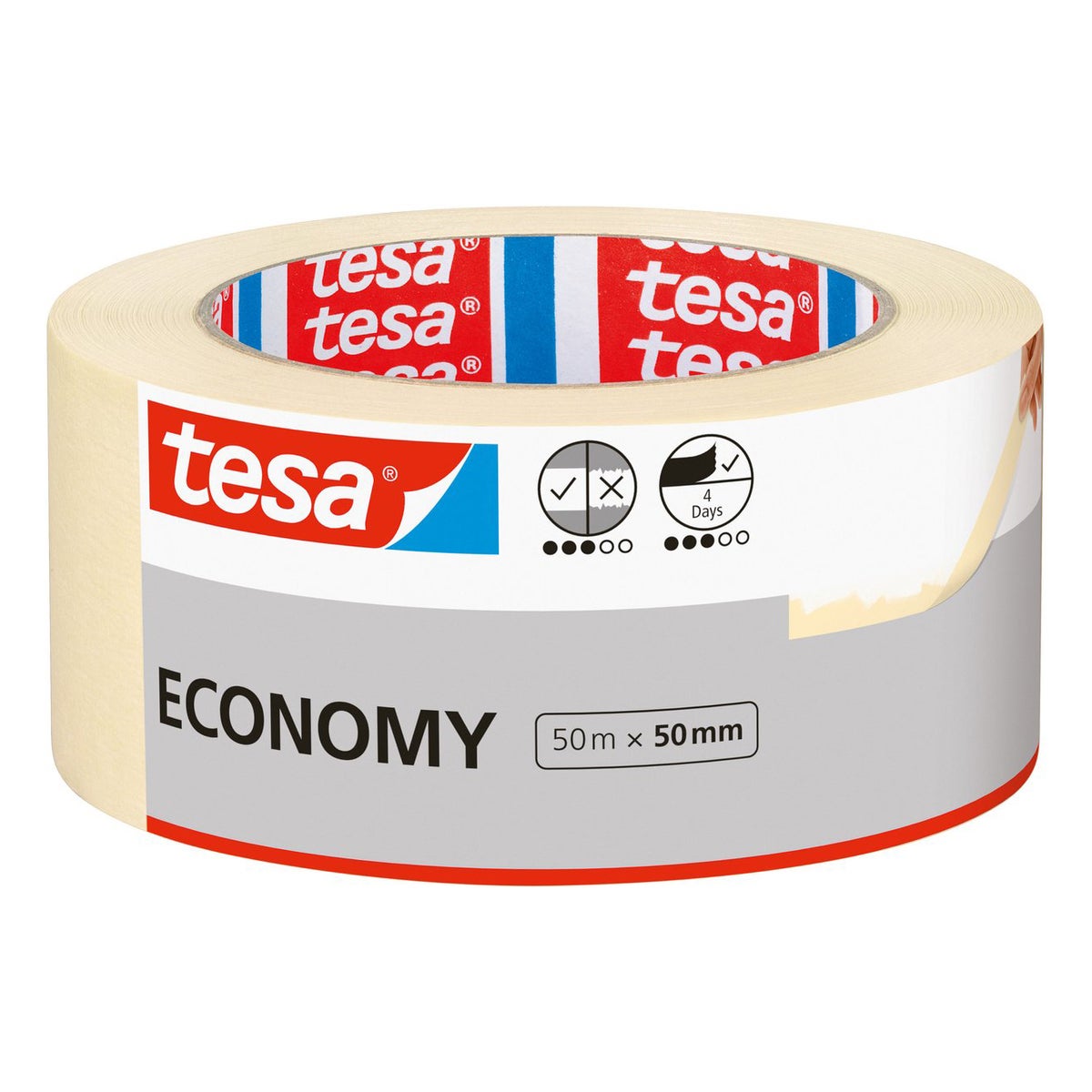 Afplakband uni 50mmx50M Afplakband uni 50mmx50M