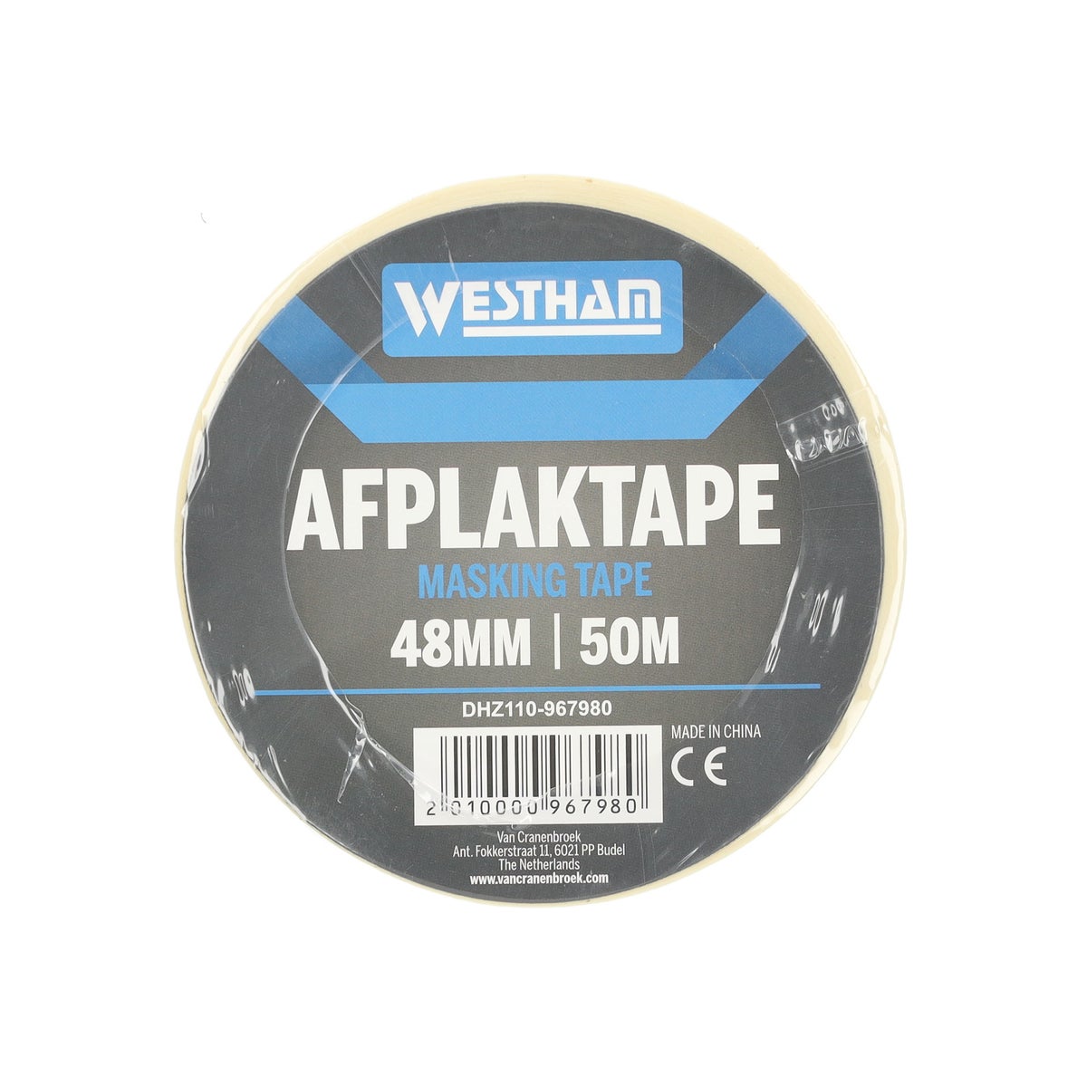 Afplaktape 48 mm x 50 M Westham Afplaktape 48 mm x 50 M Westham