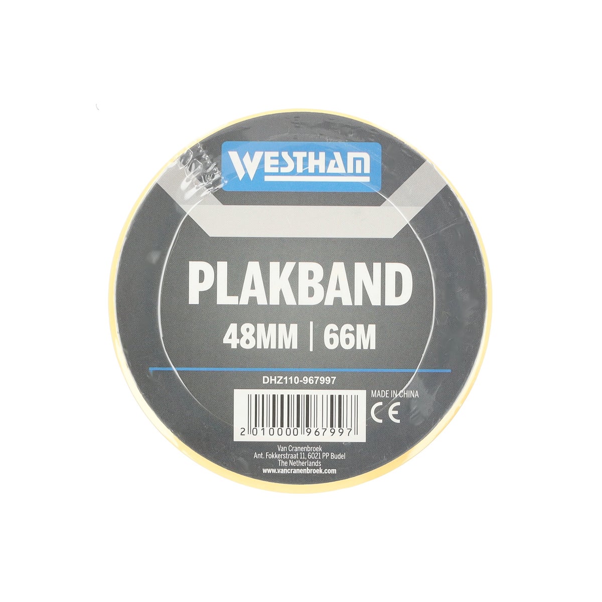 Plakband transparant 48mmx66M Westham Plakband transparant 48mmx66M Westham