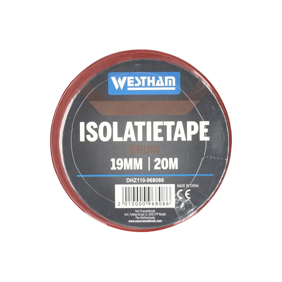 Tape bruin 19mmx20M Westham Tape bruin 19mmx20M Westham